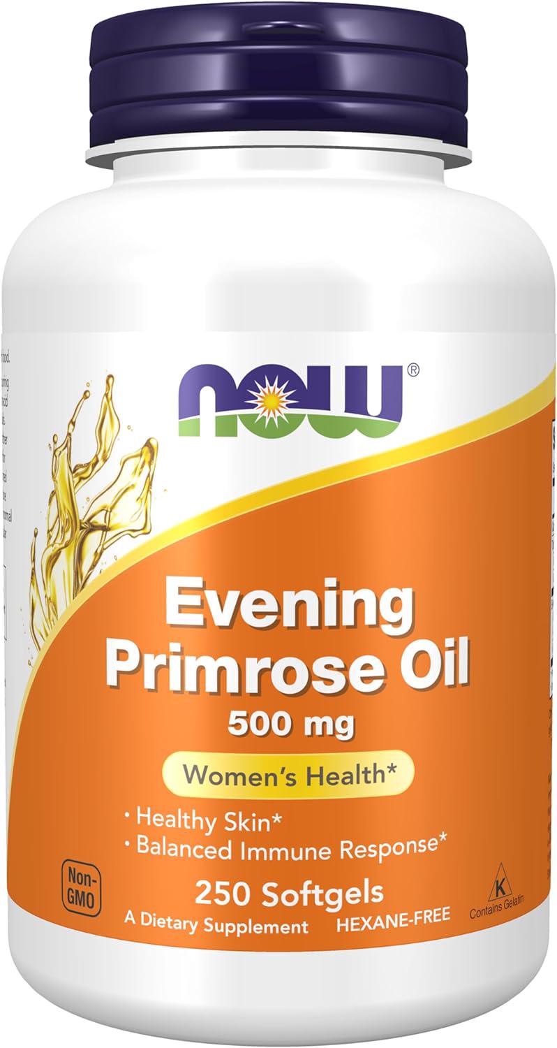 Добавка Масло Примулы Вечерней Now Evening Primrose Oil 500 мг 250 капсул