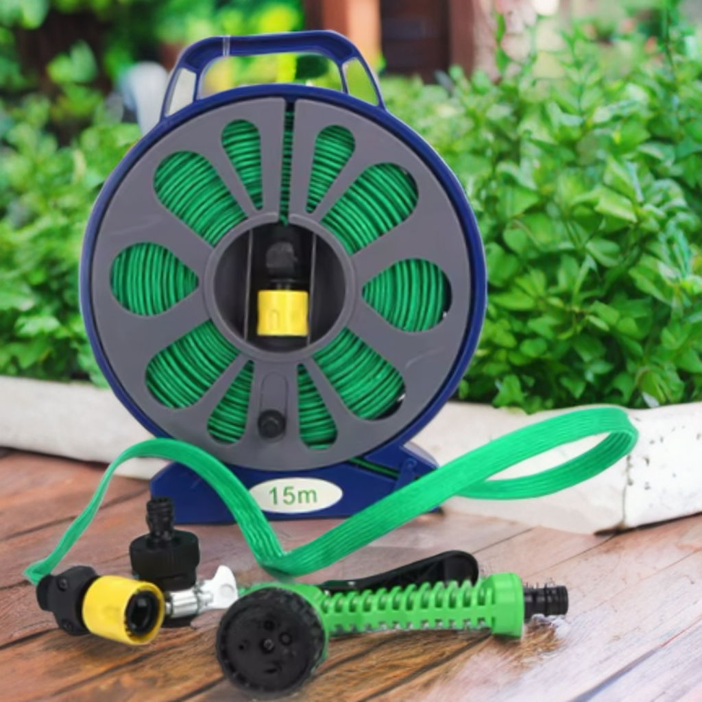 Котушка зі шлангом розпилювачем для поливу 15 м - фото 16 Котушка зі шлангом розпилювачем для поливу 15 м - фото 16