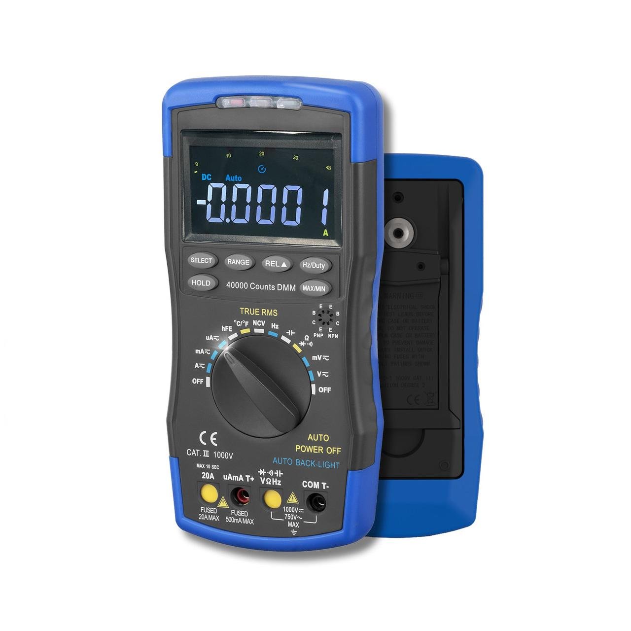 Мультиметр HoldPeak HP-770d C профессиональный цифровой (HP-770D-C) - фото 4 Мультиметр HoldPeak HP-770d C профессиональный цифровой (HP-770D-C) - фото 4