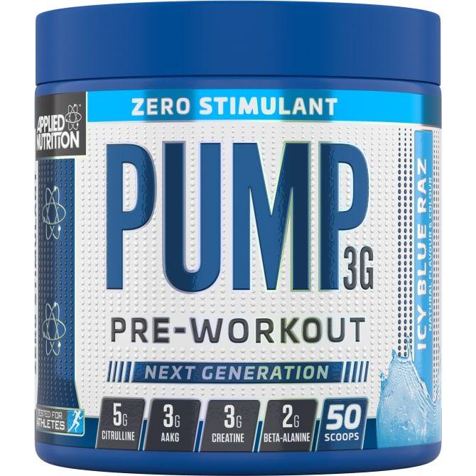 Предтренировочный комплекс Applied Nutrition Zero Stimulant Pump 3 г 375 г Icy Blue Raz