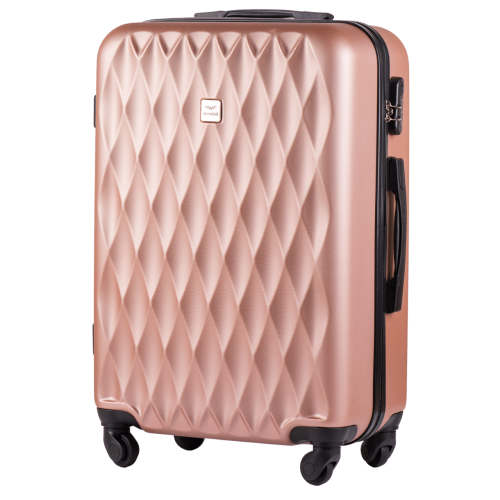 Чемодан дорожный Wings PC190 M Розовое золото (12545779)