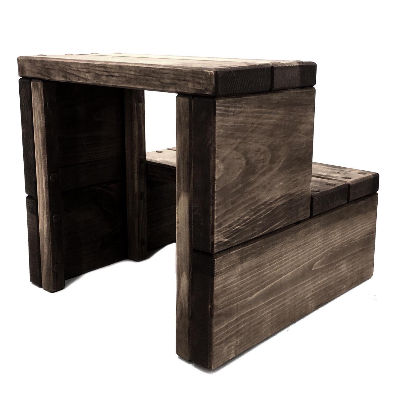 Лавка-сходинка з дерева Потомак Мокко (ССТ-001210) - фото 2