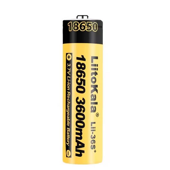 Акумулятор LiitoKala 36S-JT 18650 3600 mAh Жовтий (28869148) - фото 1 Акумулятор LiitoKala 36S-JT 18650 3600 mAh Жовтий (28869148) - фото 1