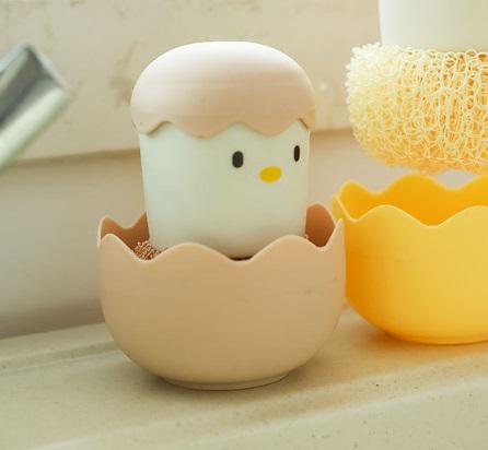 Набор мочалок для мытья посуды с держателем Курча 12676 5 пр. Розовый (4572514) - фото 5 Набор мочалок для мытья посуды с держателем Курча 12676 5 пр. Розовый (4572514) - фото 5