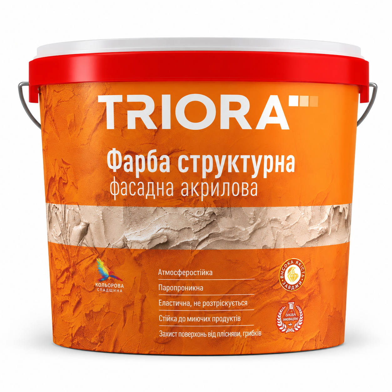 Краска фасадная структурная TRIORA 5 кг (3150871422)
