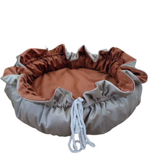 Лежак-трансформер для великих котів та собак двосторонній d 70-105 см (1895748691)