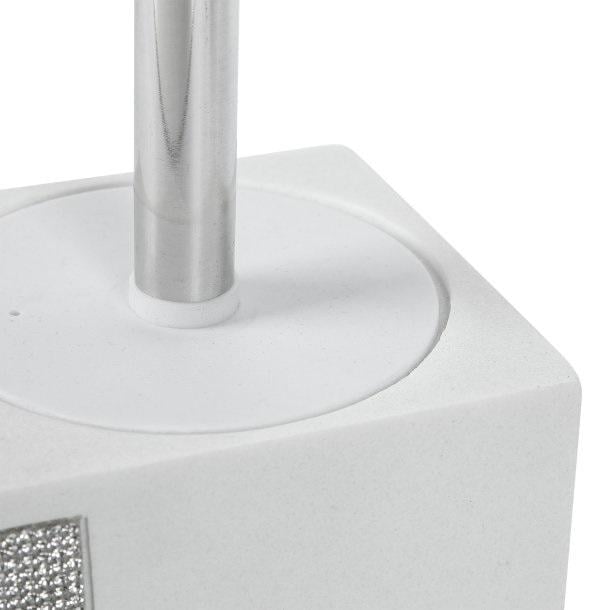 Щітка для туалету Axentia Ліндос з декором полігума 9,2x38,5x9,2 см Білий (134350) - фото 2 Щітка для туалету Axentia Ліндос з декором полігума 9,2x38,5x9,2 см Білий (134350) - фото 2