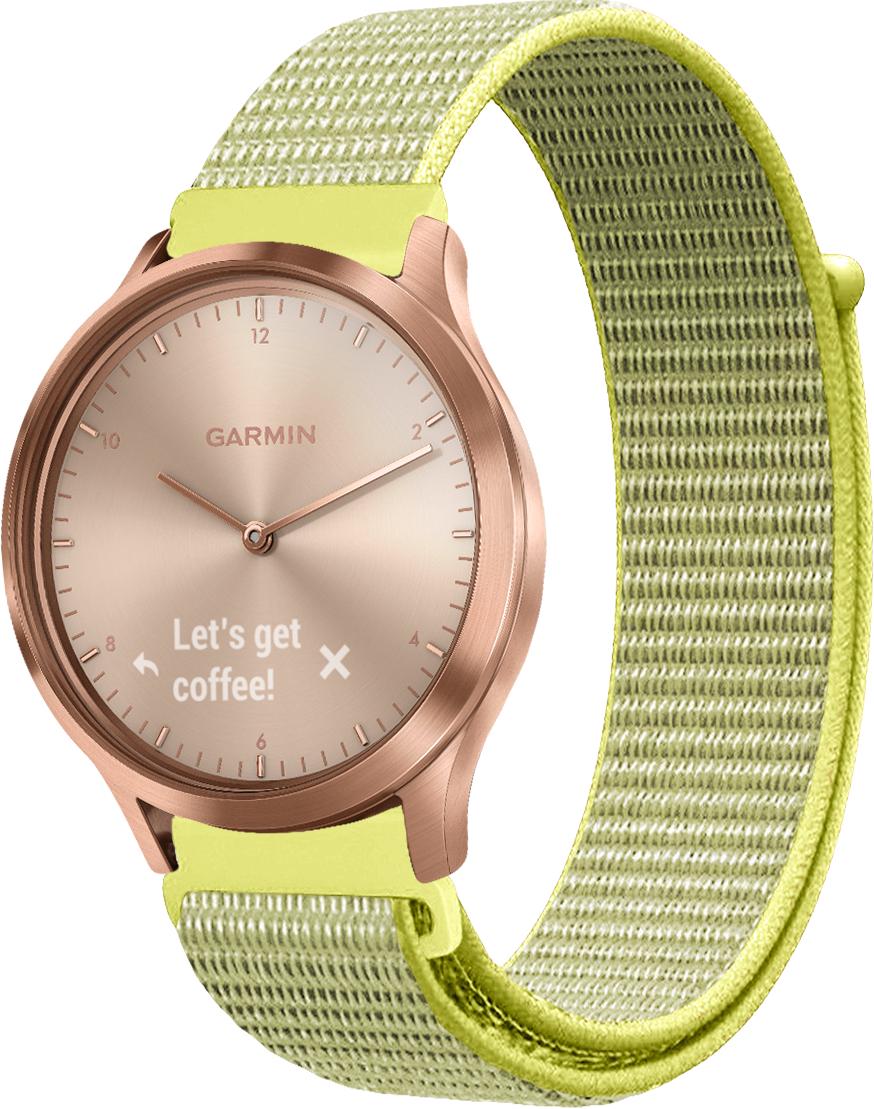 Ремешок нейлоновый Sport Loop для Garmin Vivomove HR Green (26875-5A)