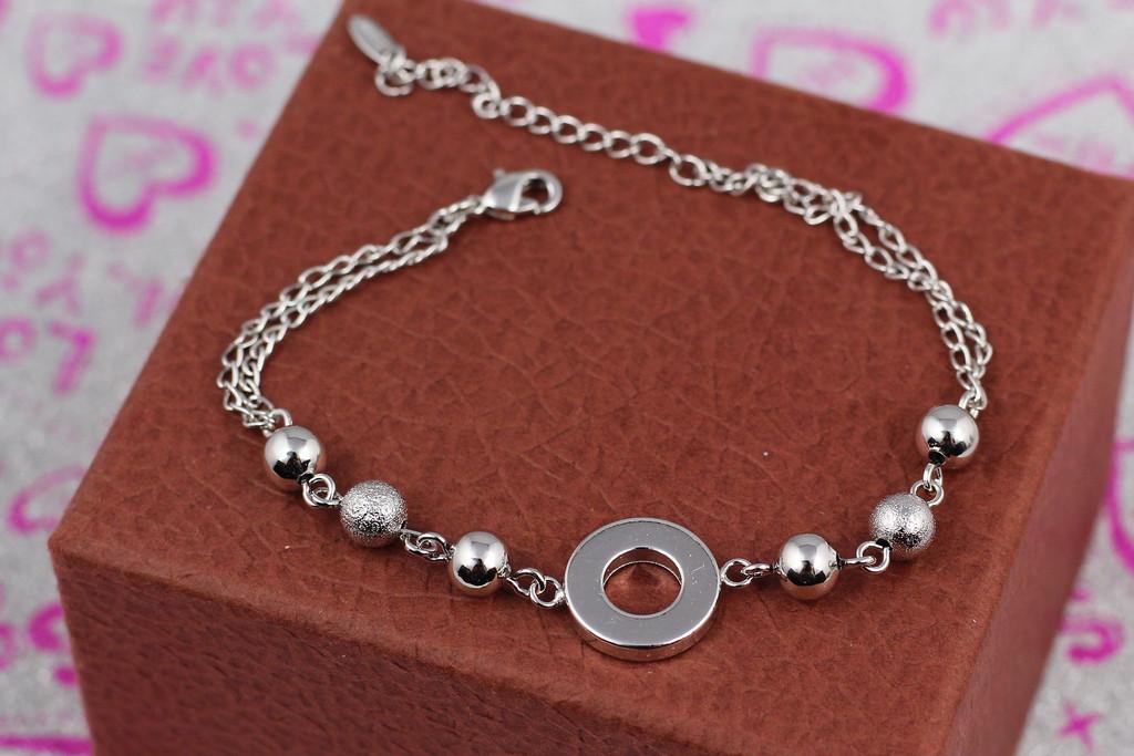 Браслет Xuping Jewelry с шариками 17см 15 мм Серебристый (1433705728)