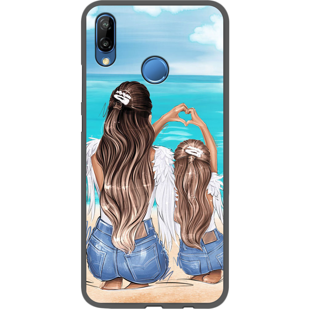 Чехол Boxface Huawei P20 Lite Family Vacation Черный силикон (33127-up2380-35158)