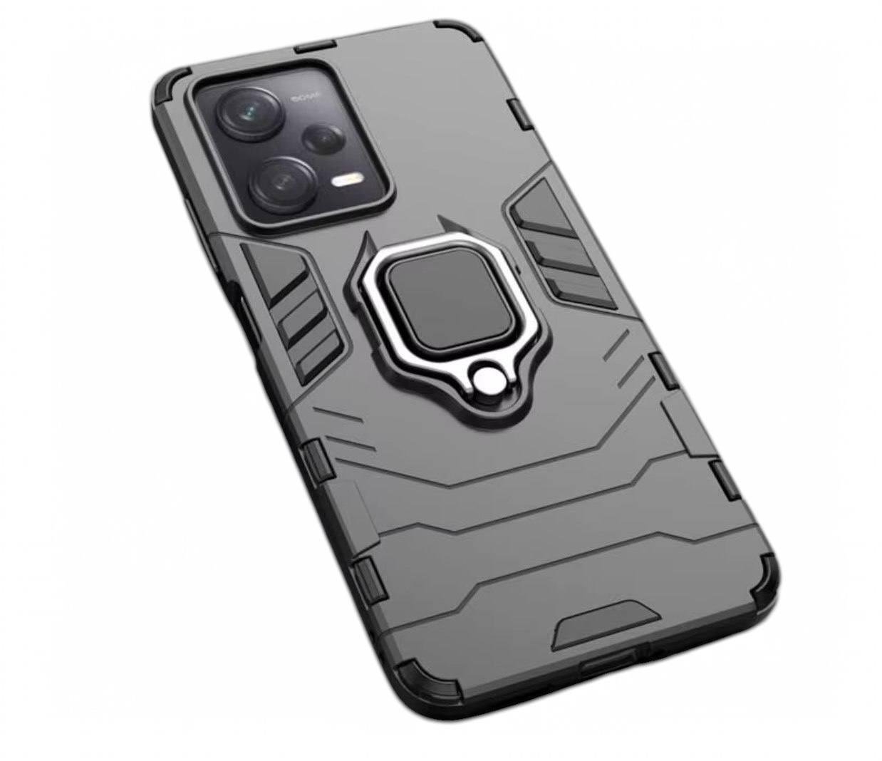 Чехол бампер Primolux Ring Armor для Xiaomi Redmi Note 12 5G - Black