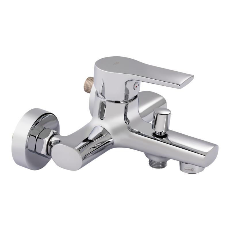 Смеситель для ванны Q-tap Labe 3020107DC латунь Хром (QTLABE3020107DC)