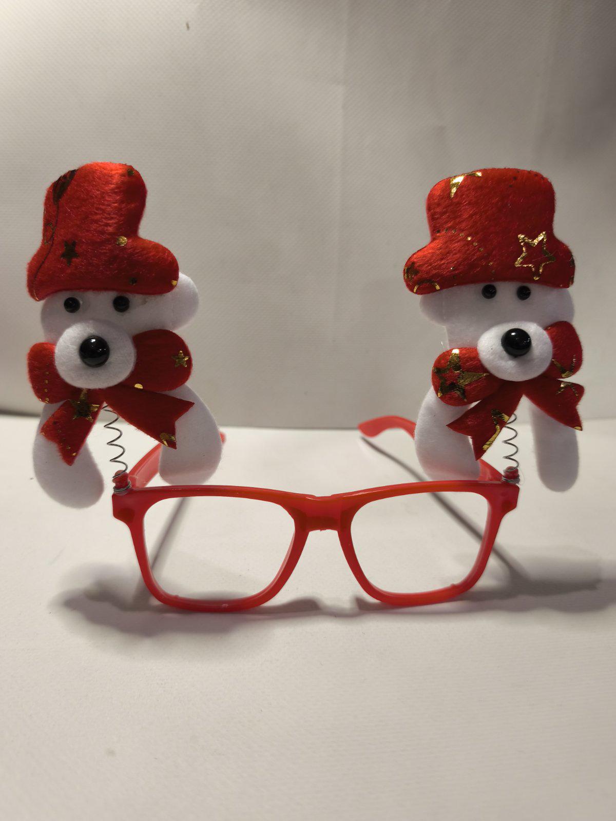 Очки карнавальные Новогодние Мишки без стекла универсальные (29674742) - фото 2 Очки карнавальные Новогодние Мишки без стекла универсальные (29674742) - фото 2