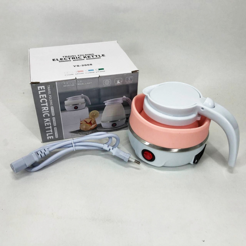 Электрочайник Travel Folding складной 500 мл 600 Вт Pink (tf5866) - фото 8 Электрочайник Travel Folding складной 500 мл 600 Вт Pink (tf5866) - фото 8