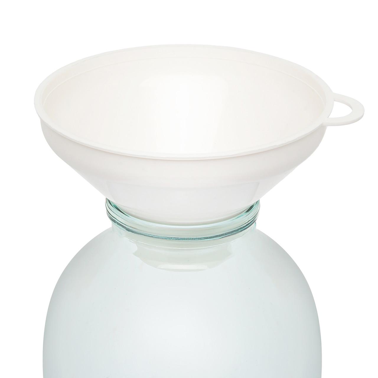 Воронка пластикова Ø 15,5 см з широким горлом на банку Білий (1900613704) - фото 8 Воронка пластикова Ø 15,5 см з широким горлом на банку Білий (1900613704) - фото 8