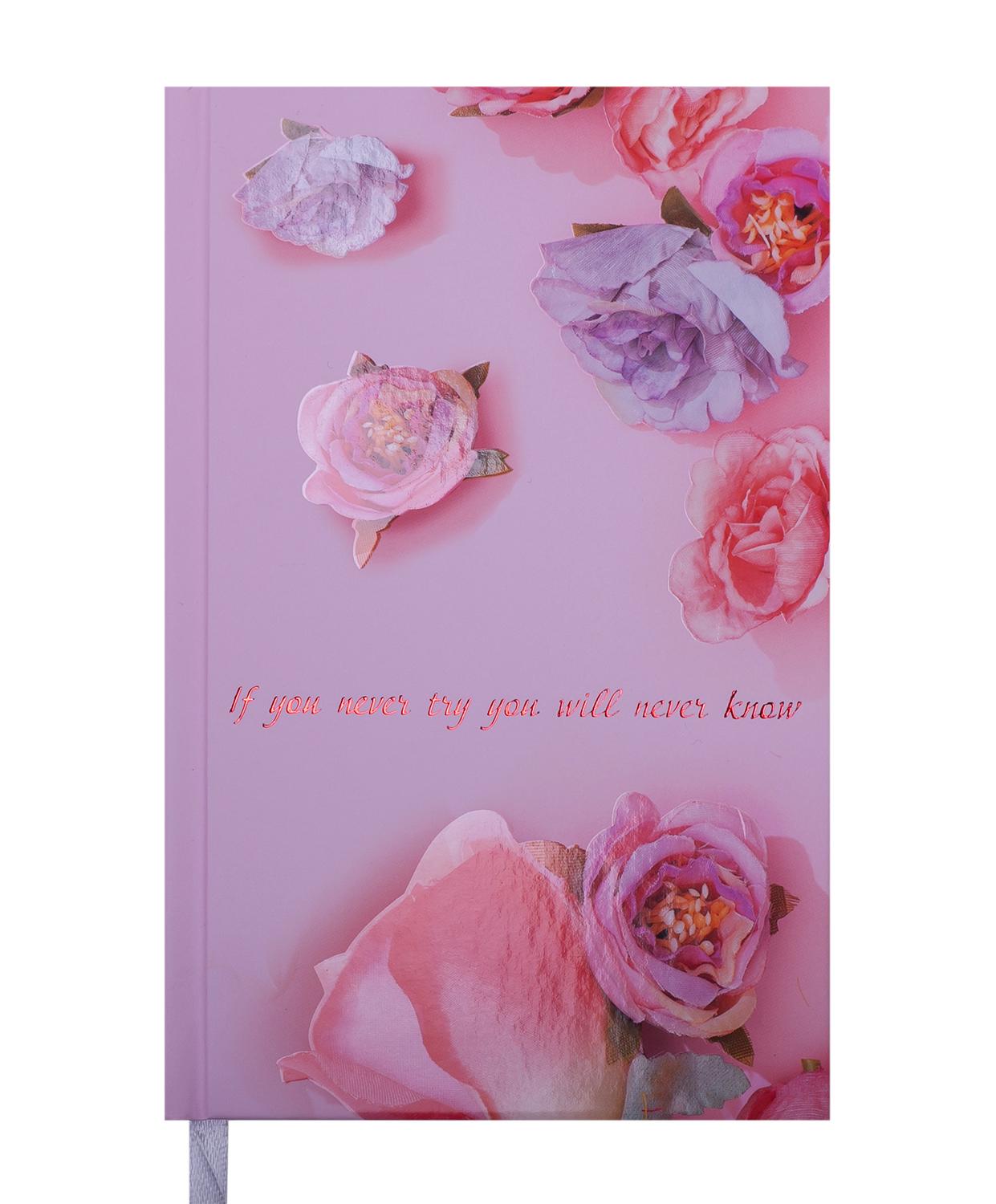 Ежедневник недатированный Buromax SPOLETO A6 288 страниц Розовый (BM.2607-10)