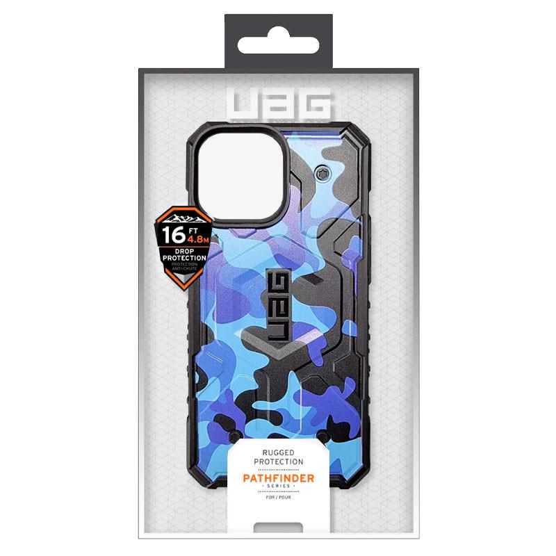 Протиударний чохол UAG Pathfinder with MagSafe Camo для Apple iPhone 14 Plus/15 Plus 6.7" Синій - фото 2