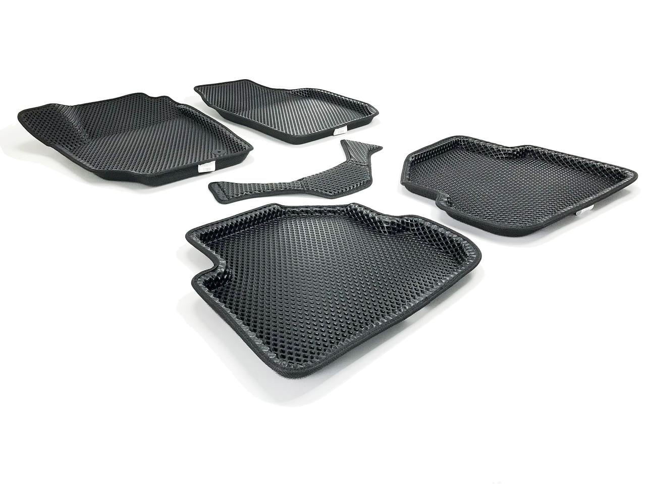 Коврики в салон 3D EVA Seintex Skoda Fabia 2007-2014 5 шт. Черный (95339)