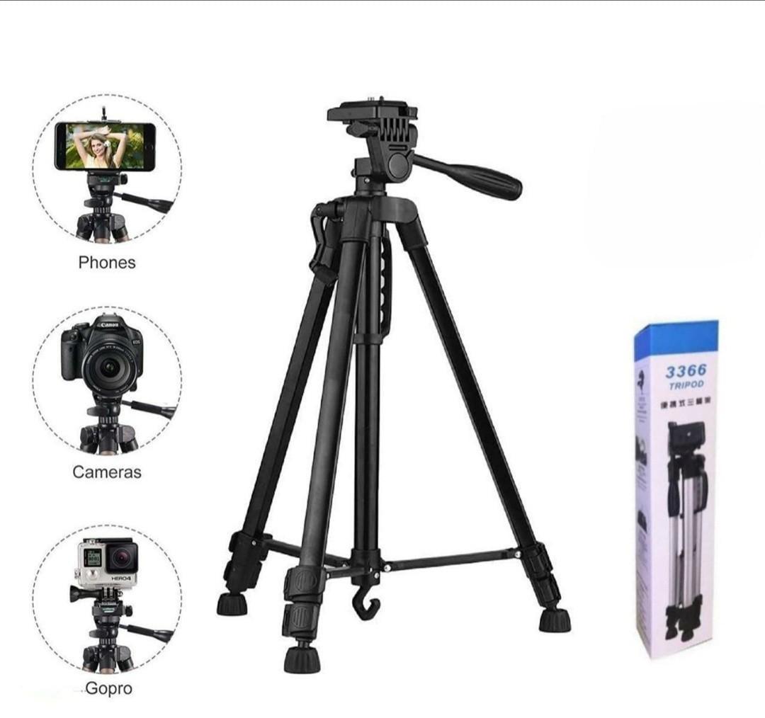 Штатив для камеры и телефона Tripod Stand Multifunctional 1,4 м в чехле (3366) - фото 2