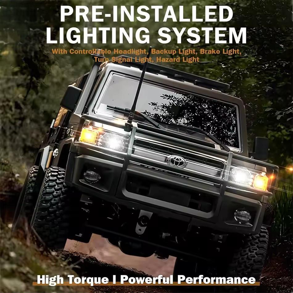 Машинка на радіокеруванні MN82S Toyota LC79 4WD Чорний - фото 7 Машинка на радіокеруванні MN82S Toyota LC79 4WD Чорний - фото 7