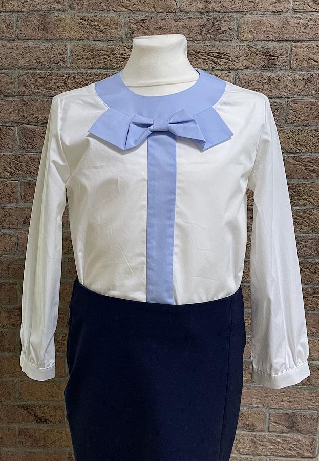 Блузка для дівчинки B.Fly Ельза 152 см Білий Блузка для дівчинки B.Fly Ельза 152 см Білий