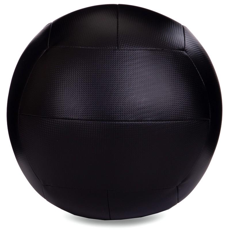 М'яч набивний для кросфіту волбол Zelart WALL BALL FI-5168-8 8 кг Чорний/Зелений (DR003548) - фото 2