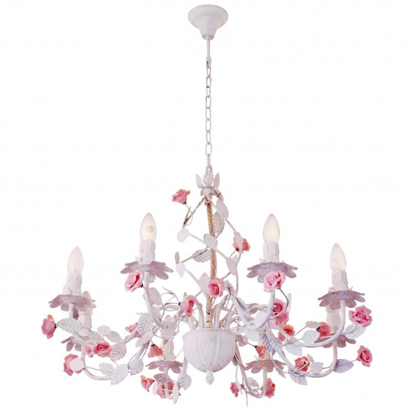 Люстра свеча подвесная Brille BKL-193S/8 флористика