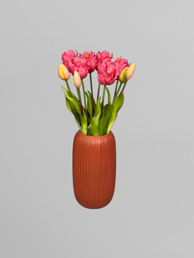 Искусственные тюльпаны в букете 5 шт. 40 см Малиновый (К07049) - фото 3 Искусственные тюльпаны в букете 5 шт. 40 см Малиновый (К07049) - фото 3