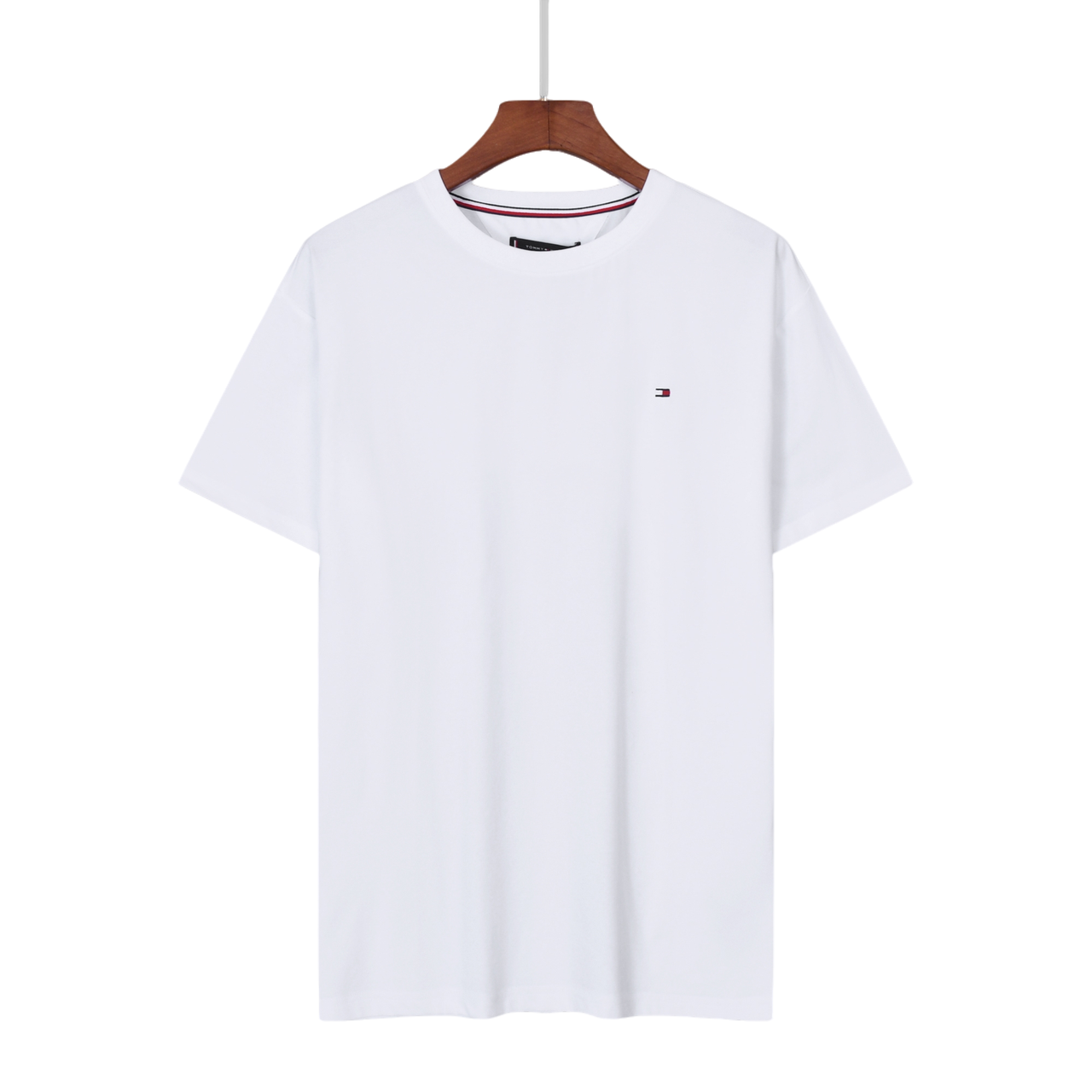 Футболка мужская в стиле Tommy Hilfiger Essential T-Shirt M Белый (TH12002.1M) Футболка мужская в стиле Tommy Hilfiger Essential T-Shirt M Белый (TH12002.1M)