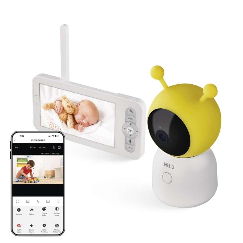 Відеоняня поворотна розумна Emos H4052 з екраном та Wi-Fi (H4052)