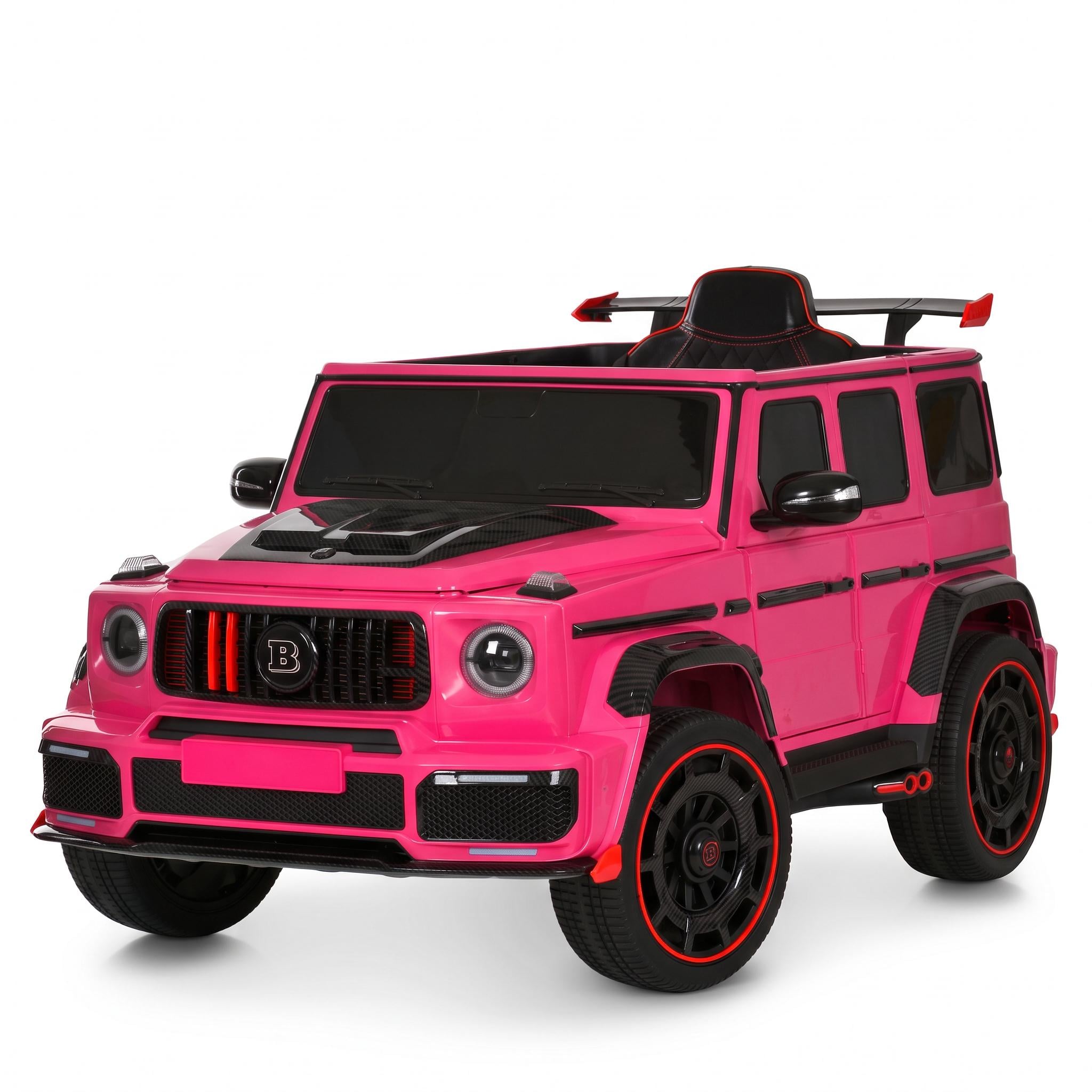 Электромобиль детский джип Bambi Racer Brabus Rocket M 6257EBLR 4х35W 12V12AH EVA пульт/чехол Розовый (38601018)