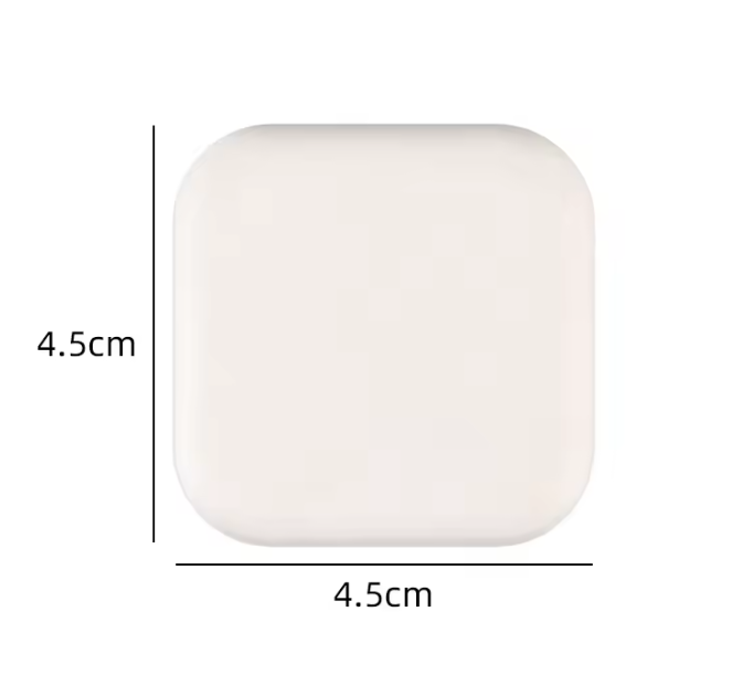 Стопор дверний самоклеючий силіконовий квадрат 4,5х4,5х1 см White (27455399) - фото 2 Стопор дверний самоклеючий силіконовий квадрат 4,5х4,5х1 см White (27455399) - фото 2