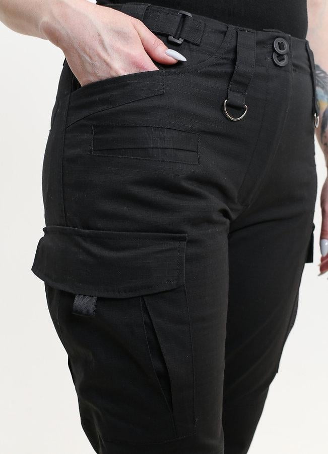 Штаны женские военные MILIGUS Богдана XS Черный (bogBlxs40) - фото 2 Штаны женские военные MILIGUS Богдана XS Черный (bogBlxs40) - фото 2