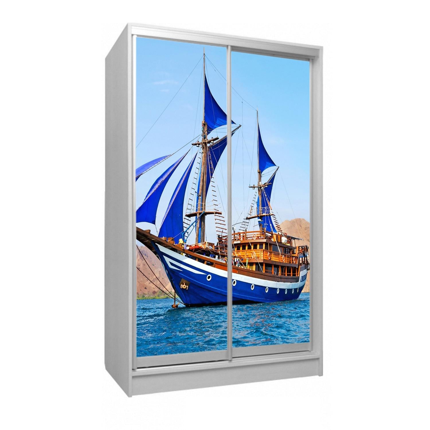 Шкаф-купе двухдверный Viorina-Deko фасад фотопечать 81 120х60х240 см