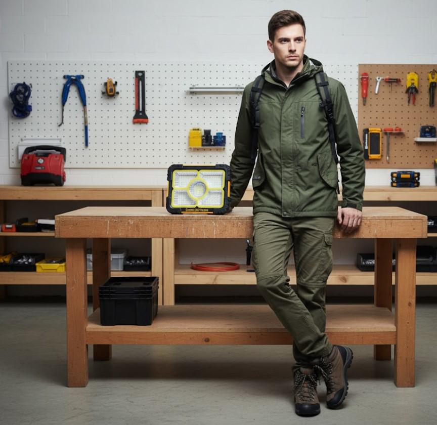 Прожектор светодиодный Working Lamp JN-882 на солнечной батарее для кемпинга (2104618761) - фото 9