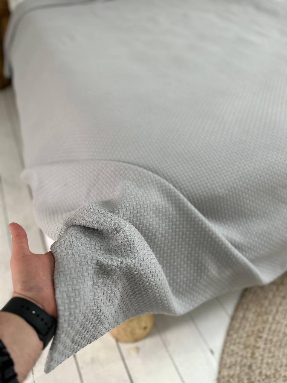 Покрывало SOFT хлопок 220x230 см Серый (18289759) - фото 6 Покрывало SOFT хлопок 220x230 см Серый (18289759) - фото 6