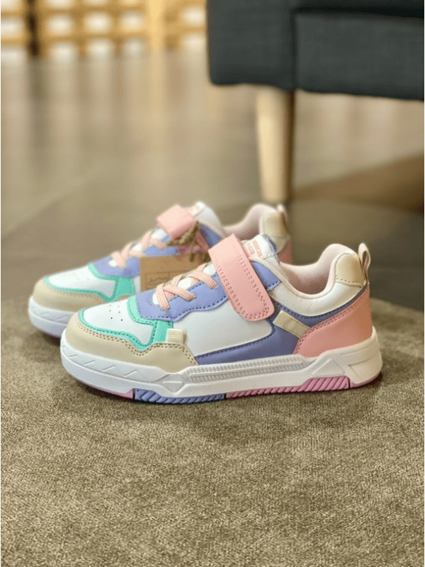Кроссовки для девушки American club COLOR KRASH 00000004335 20,5 см р. 31 Разноцветный (5216376611)