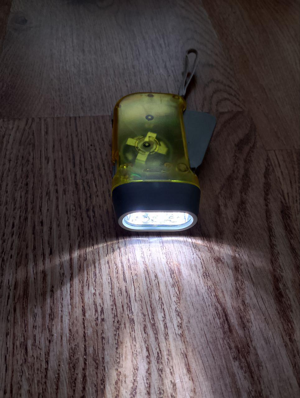 Ліхтарик світлодіодний Watton WT-092 зарядний Жовтий (8) - фото 3