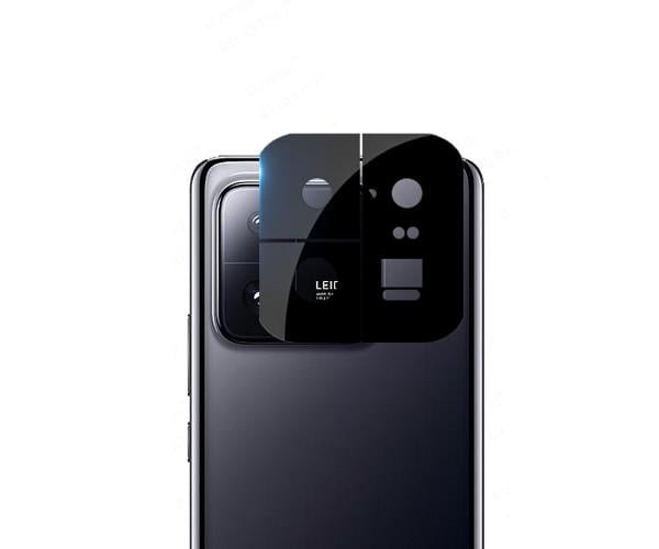 Защитное стекло Tempered Glass на заднюю камеру для Xiaomi 13 Pro Black (31417)