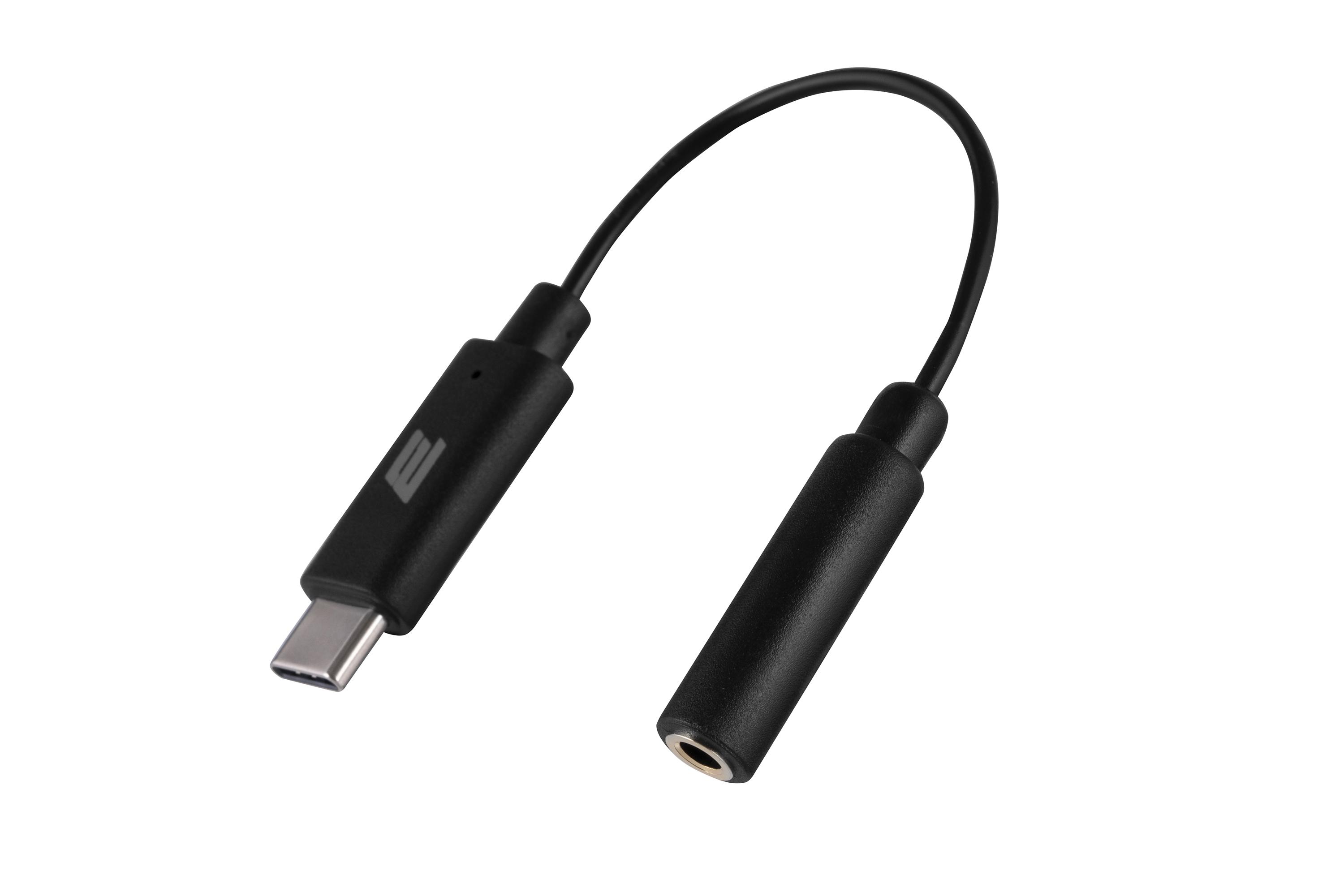 Кабель для микрофона 2E MAC010 3,5 мм Type-C Черный (2E-MAC010) - фото 2