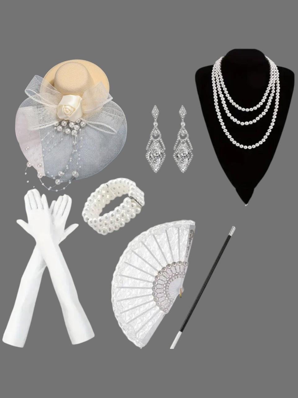 Аксесуари No 35w діви епохи Великого Гетсбі для вечірки в стилі Чикаго та витончена аристократка (2800313743)