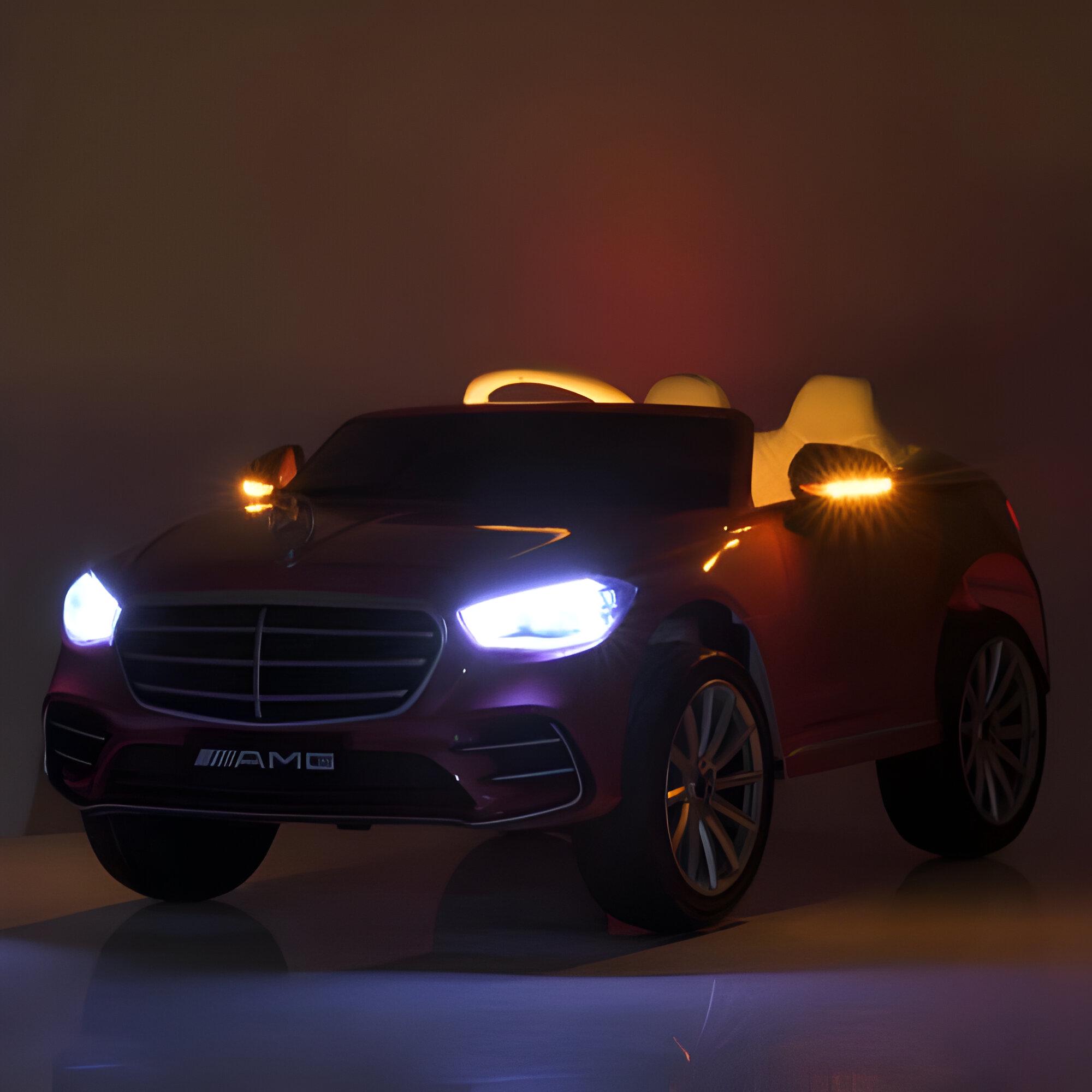 Дитячий автомобіль Mercedes M 6020EBLR-7 одномісний USB (27768322) - фото 3 Дитячий автомобіль Mercedes M 6020EBLR-7 одномісний USB (27768322) - фото 3