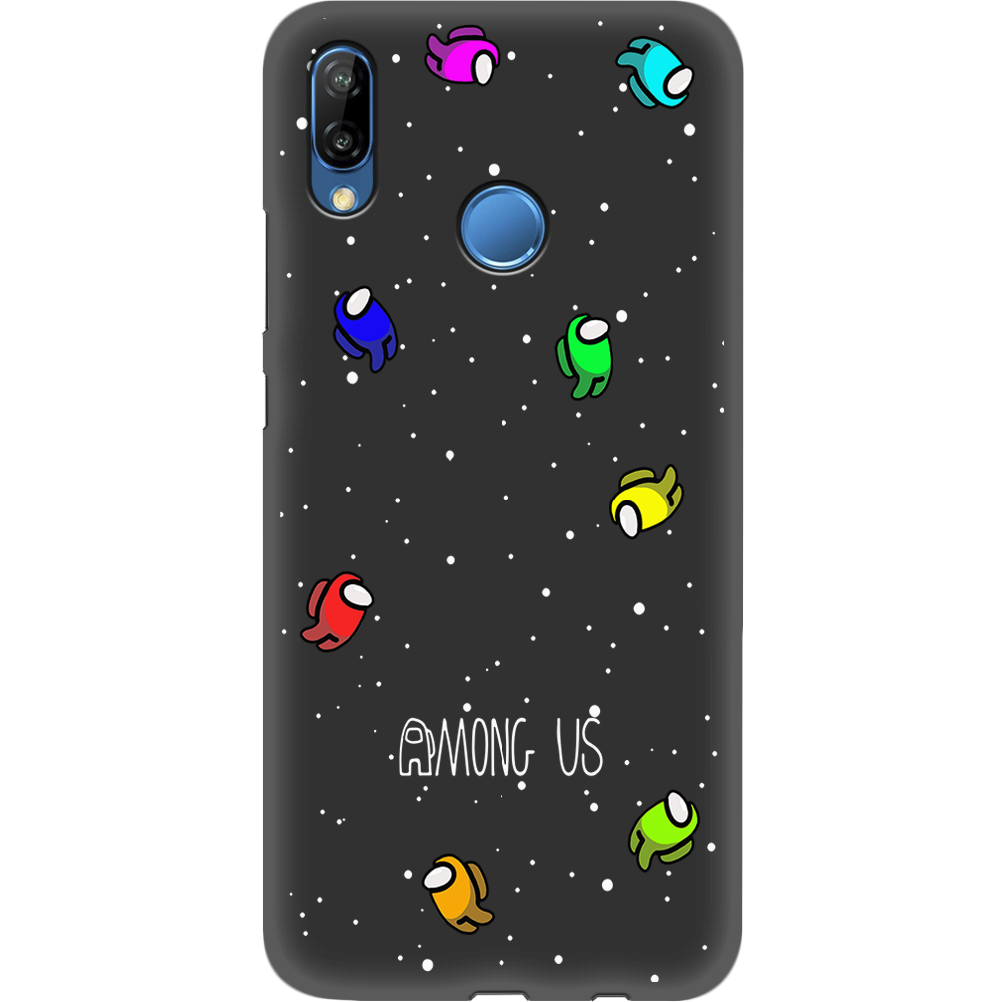 Чохол Boxface Huawei P20 Lite Among Us Invisible Чорний силікон (33127-bk76-35158)