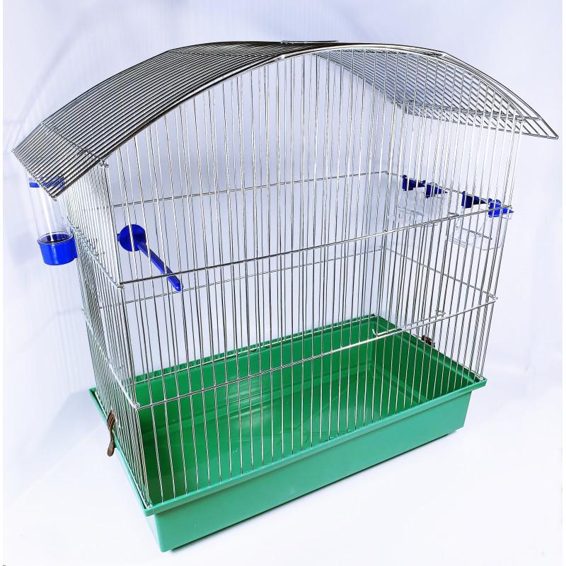 Клетка для птиц Омега цинк 66х32х62 см (Кц082)