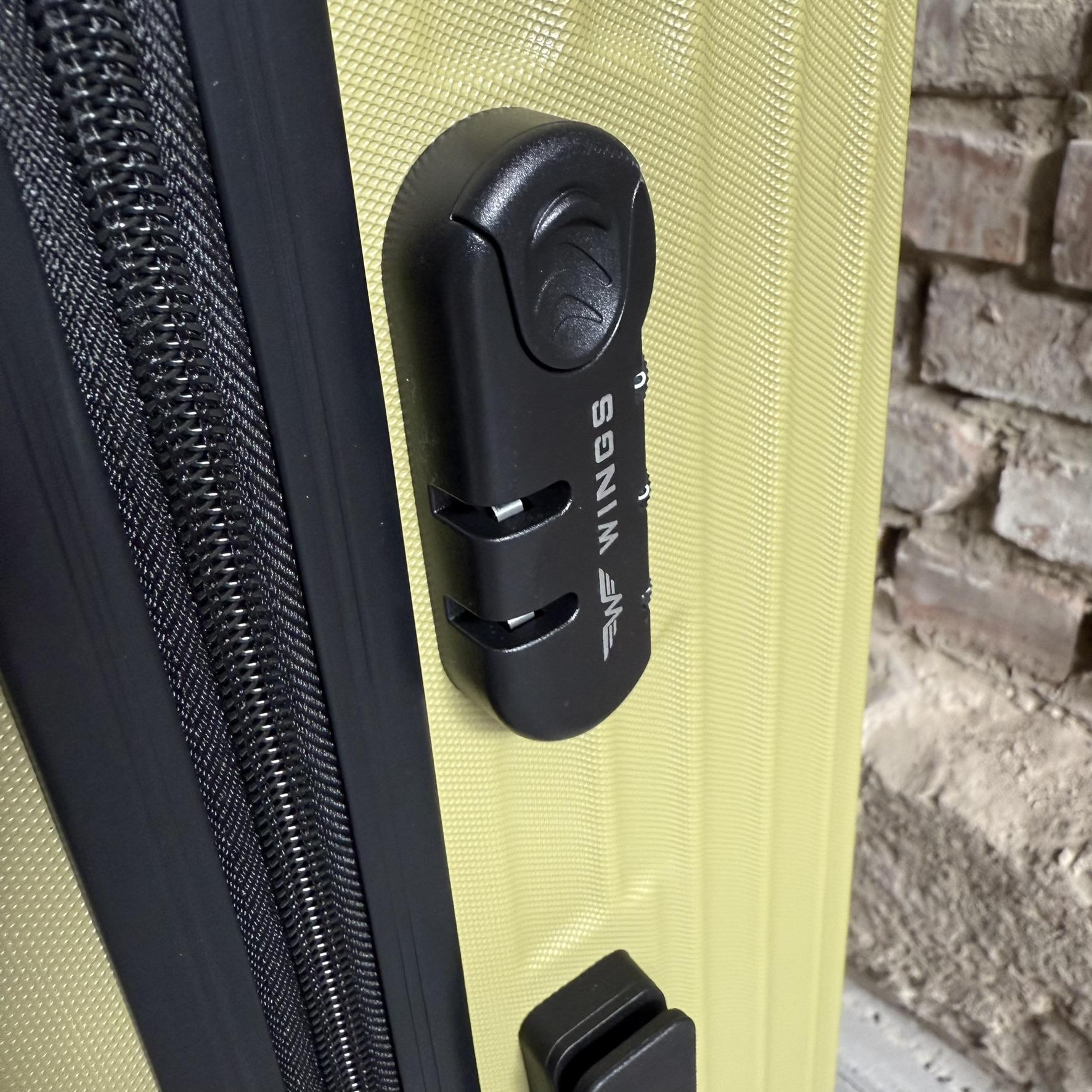 Чемодан Wings Egret дорожный L Оливковый (26557299) - фото 5