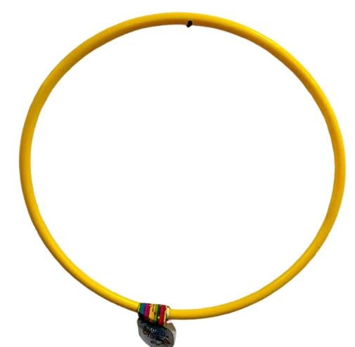 Обруч гимнастический мини Bamsic 53 см Желтый (0176) - фото 1 Обруч гимнастический мини Bamsic 53 см Желтый (0176) - фото 1