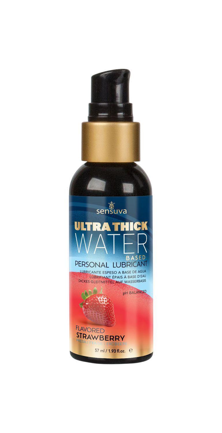 Густа змазка на водній основі Sensuva UltraThick Water-Based Strawberry без парабенів 57 мл (BL3231)