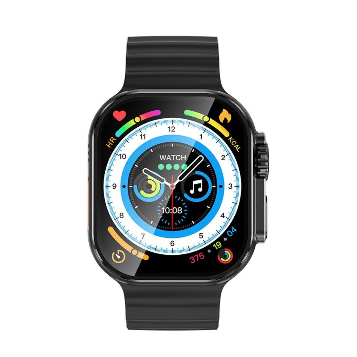Смарт-часы Hoco Y23 Ultra Smart sport watch call version BT5.3 2,02" 300 mAh Black (6942007634892)