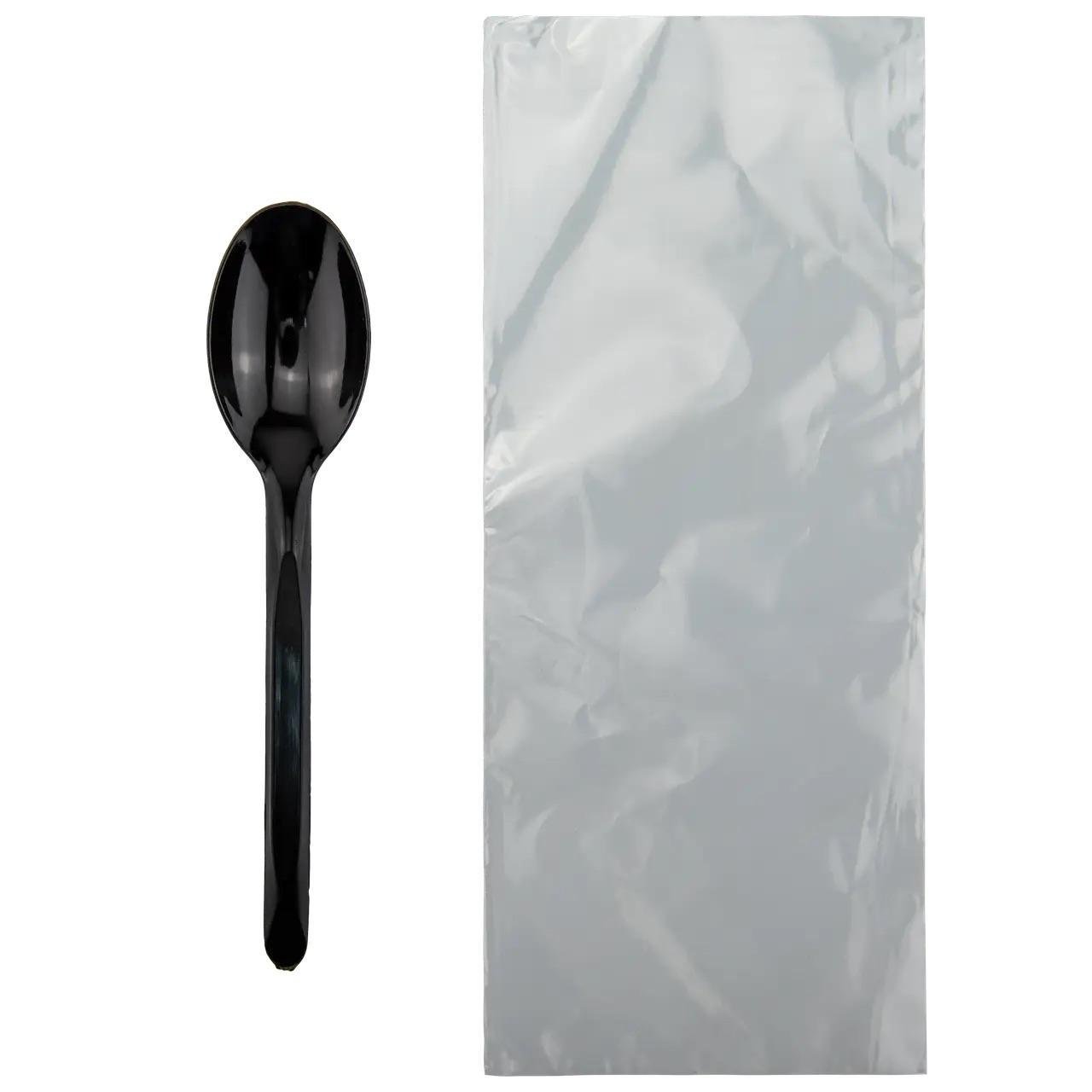 Набор ложка в индивидуальной упаковке 200 шт. Черный (DL-0010)