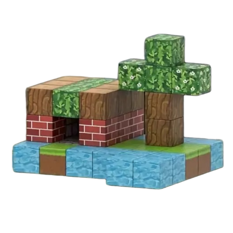 Конструктор магнитный майнкрафт Magnetic Cube джунгли амазонки 48 дет. (10368) Конструктор магнитный майнкрафт Magnetic Cube джунгли амазонки 48 дет. (10368)